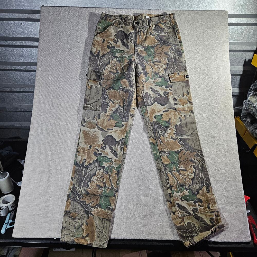Liberty Camo Cargo Pants Mens Medium 32-34 Adjustable Waist Hunting